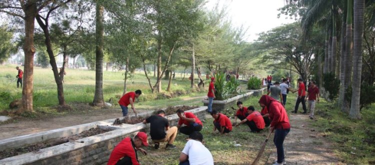 Persiapan Pelaksanaan JUMBARA Ke-IX diKalianda Pemkab Lamsel Lakukan Jum’at Bersih.