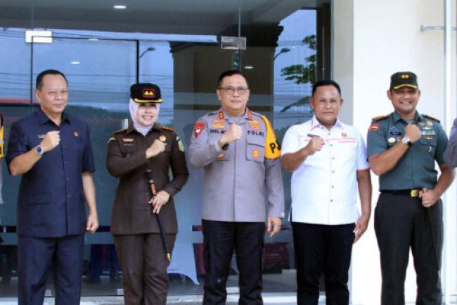 Bupati Lampung Selatan Sambut Kunjungan Kerja Kapolda Lampung  Helmy Santika