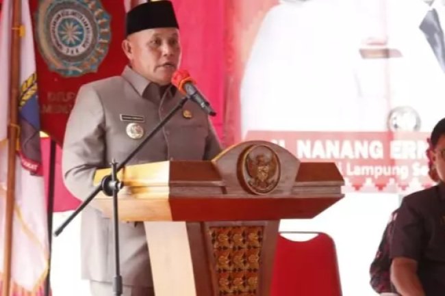 Bupati Nanang Lantik 5 Kepala Desa di Kecamatan Kalianda