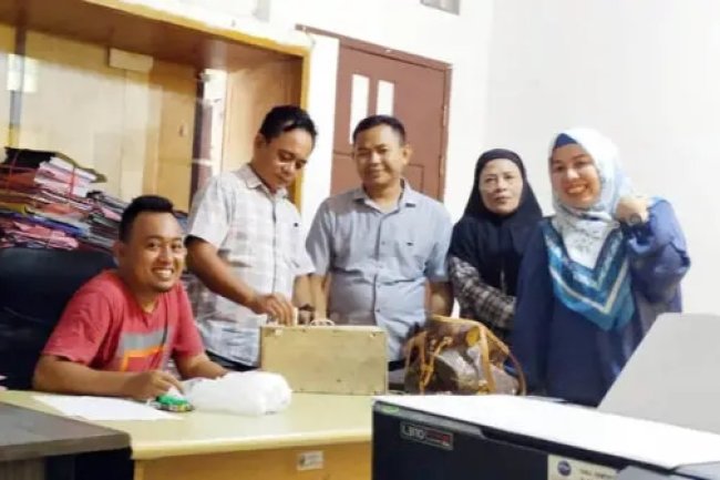 Sisihkan Rupiah, Wartawan Lampung Selatan Bantu Program Geserbu