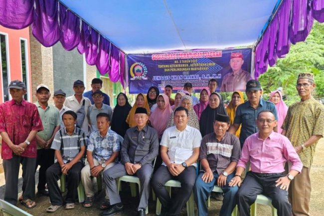 Jenggis Khan Haikal mengajak masyarakat untuk menciptakan situasi yang Aman, Nyaman dan Kondusif