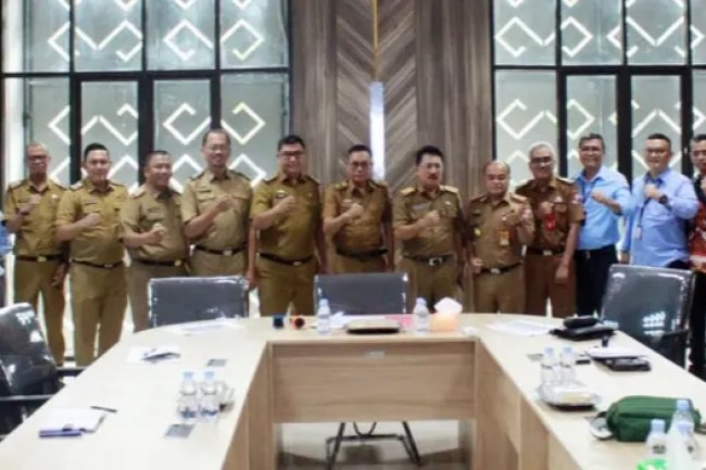 Kunker ke Lampung Selatan, BPKAD Lampung Utara Kaji Tiru Aplikasi SIDODI-CAIR