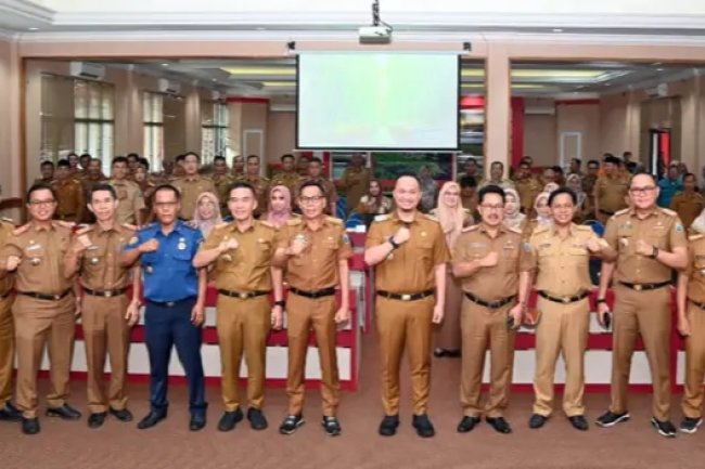 Bahas Kesiapan Pilkada 2024, Pemkab Lampung Selatan Gelar Rakor Pejabat