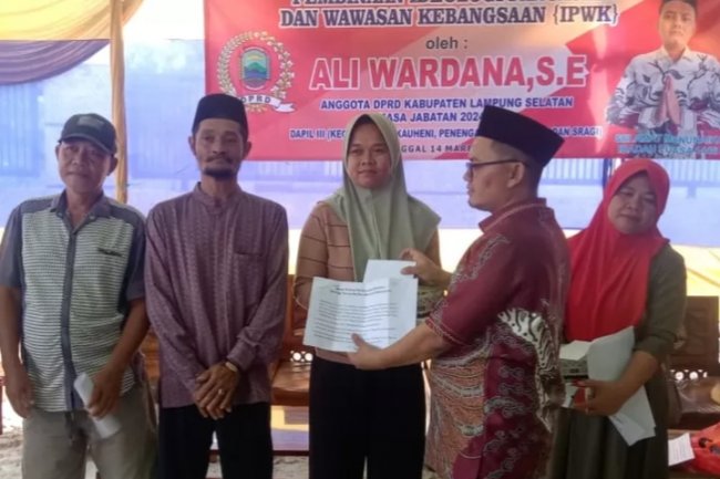Anggota DPRD Lampung Selatan Ali Wardana Gelar IPWK di Desa Klaten: Sila Persatuan Indonesia, Bersatu Untuk Kemajuan Bersama