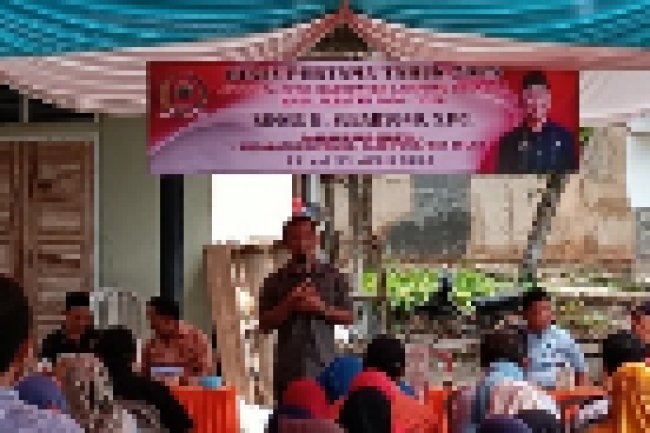 Anggota DPRD Lamsel, Samsul Tampung Aspirasi Masyarakat