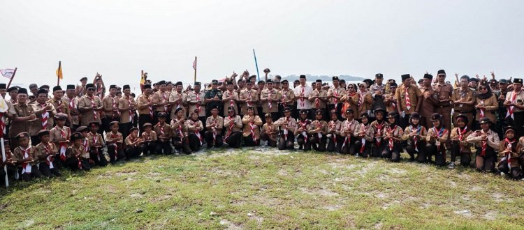 Wabup Syaiful Buka Jambore Penggalang Kecamatan Ketapang
