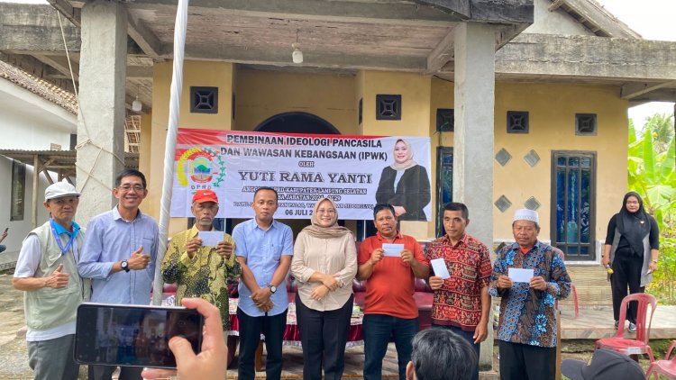 Ketua Komisi III DPRD , Yuti Rama Yanti, Gelar kegiatan Sosialisasi Ideologi Pancasila dan Wawasan Kebangsaan
