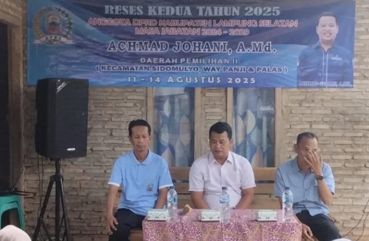 Reses Anggota DPRD Lampung Selatan, Achmad Johani Siap Bantu Masyarakat Melalui Tim Relawan Pak Ikhlas