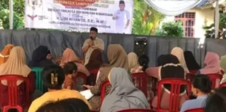 Anggota DPRD Lampung Selatan Dwi Riyanto Bakar Semagat Warga Untuk Ikut Bergabung ke Koperasi Merah Putih