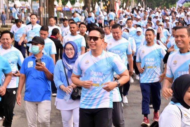 Ribuan Warga Serbu Fun Run Lamsel Fest 2025